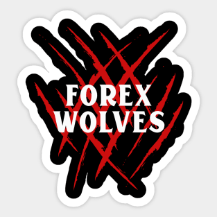 FOREX WOLVES Sticker